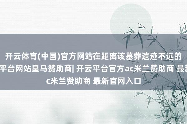 开云体育(中国)官方网站在距离该墓葬遗迹不远的处所-开云平台网站皇马赞助商| 开云平台官方ac米兰赞助商 最新官网入口