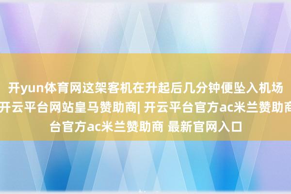 开yun体育网这架客机在升起后几分钟便坠入机场隔壁的住户区-开云平台网站皇马赞助商| 开云平台官方ac米兰赞助商 最新官网入口