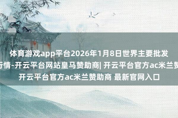 体育游戏app平台2026年1月8日世界主要批发商场澳洲龙虾价钱行情-开云平台网站皇马赞助商| 开云平台官方ac米兰赞助商 最新官网入口